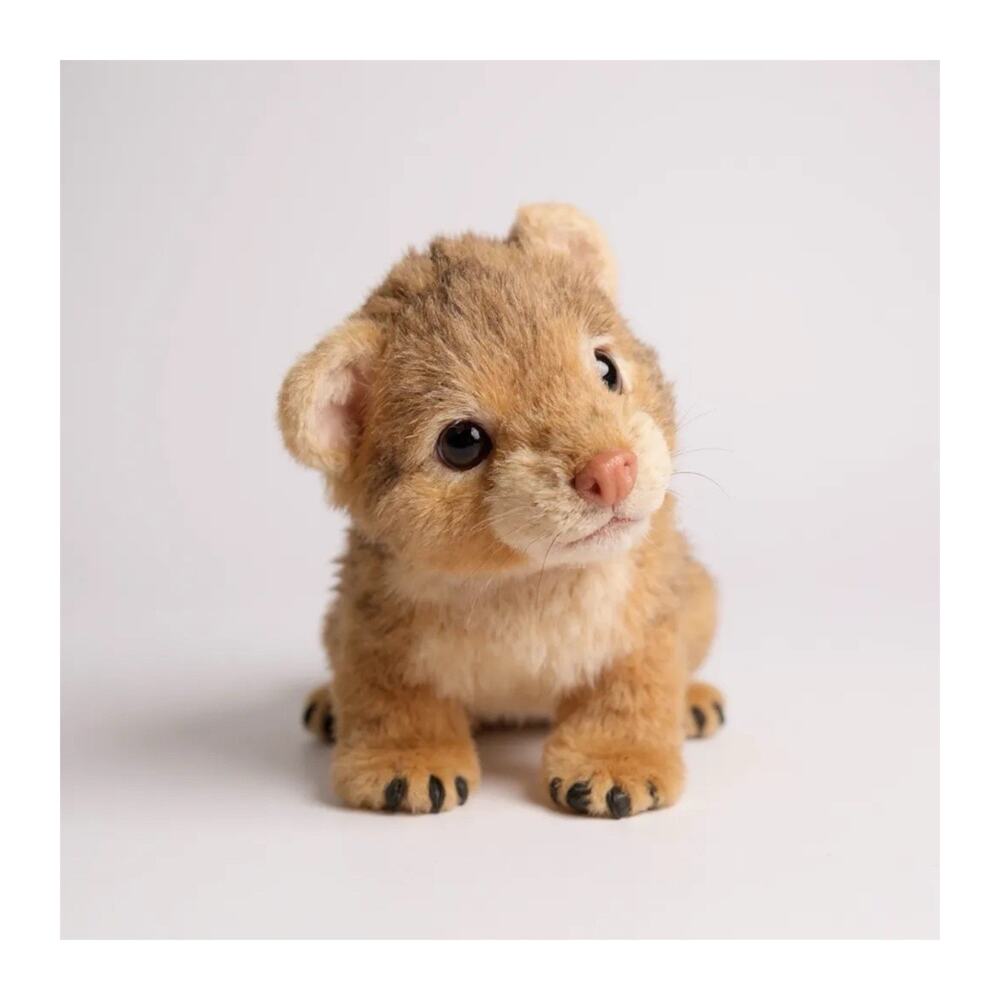 LION CUB Discovery Channel Plush 2002 Stuffed Animal Collectible Vtg Cat Kitten